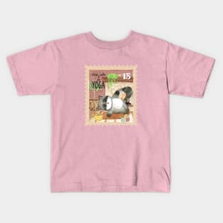 Keep Calm & Do Yoga! Says the Skunk Kids T-Shirt